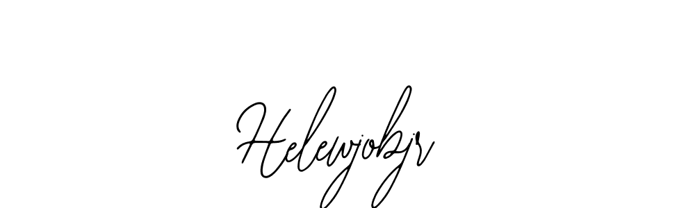 The best way (Bearetta-2O07w) to make a short signature is to pick only two or three words in your name. The name Helewjobjr include a total of six letters. For converting this name. Helewjobjr signature style 12 images and pictures png