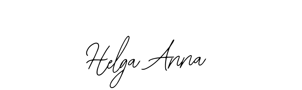 Bearetta-2O07w is a professional signature style that is perfect for those who want to add a touch of class to their signature. It is also a great choice for those who want to make their signature more unique. Get Helga Anna name to fancy signature for free. Helga Anna signature style 12 images and pictures png