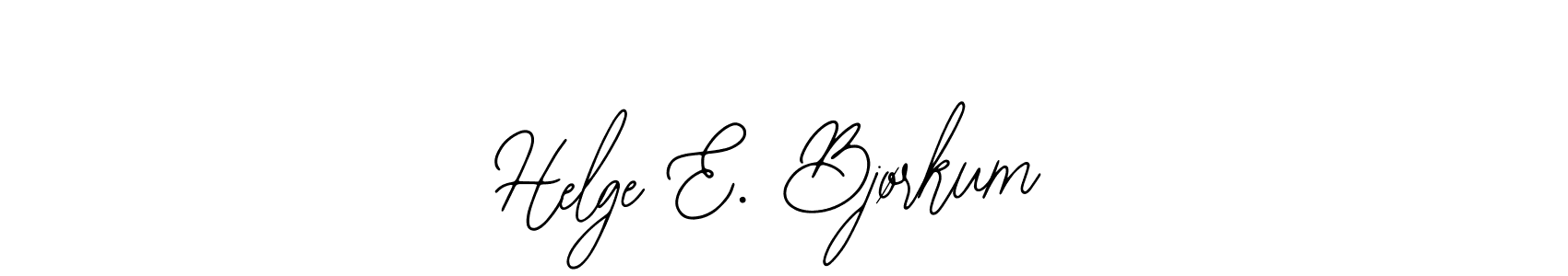 How to make Helge E. Bjørkum signature? Bearetta-2O07w is a professional autograph style. Create handwritten signature for Helge E. Bjørkum name. Helge E. Bjørkum signature style 12 images and pictures png