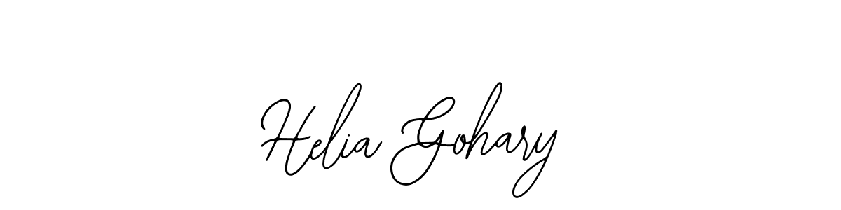 This is the best signature style for the Helia Gohary name. Also you like these signature font (Bearetta-2O07w). Mix name signature. Helia Gohary signature style 12 images and pictures png