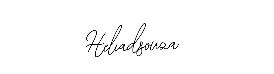 Create a beautiful signature design for name Heliadsouza. With this signature (Bearetta-2O07w) fonts, you can make a handwritten signature for free. Heliadsouza signature style 12 images and pictures png