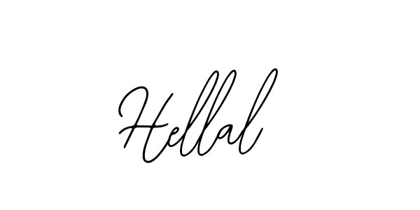 How to make Hellal signature? Bearetta-2O07w is a professional autograph style. Create handwritten signature for Hellal name. Hellal signature style 12 images and pictures png