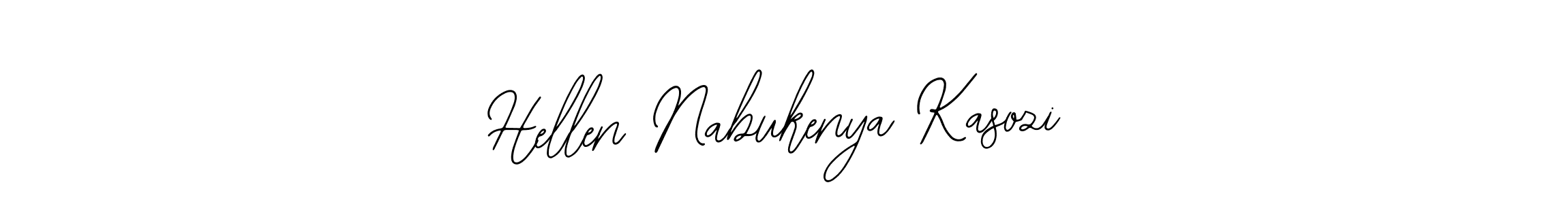 The best way (Bearetta-2O07w) to make a short signature is to pick only two or three words in your name. The name Hellen Nabukenya Kasozi include a total of six letters. For converting this name. Hellen Nabukenya Kasozi signature style 12 images and pictures png