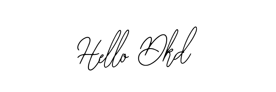 It looks lik you need a new signature style for name Hello Dkd. Design unique handwritten (Bearetta-2O07w) signature with our free signature maker in just a few clicks. Hello Dkd signature style 12 images and pictures png