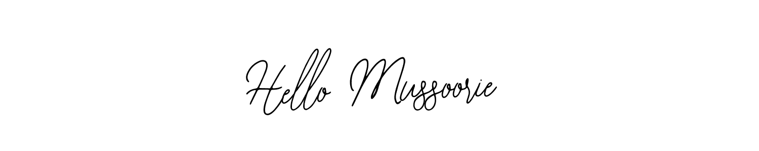 Bearetta-2O07w is a professional signature style that is perfect for those who want to add a touch of class to their signature. It is also a great choice for those who want to make their signature more unique. Get Hello Mussoorie name to fancy signature for free. Hello Mussoorie signature style 12 images and pictures png