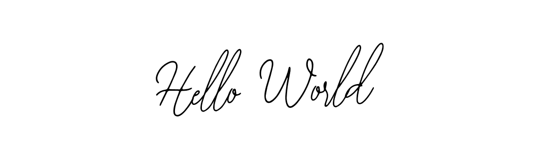 Best and Professional Signature Style for Hello World. Bearetta-2O07w Best Signature Style Collection. Hello World signature style 12 images and pictures png