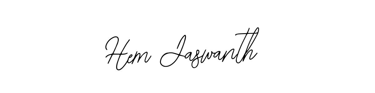 Use a signature maker to create a handwritten signature online. With this signature software, you can design (Bearetta-2O07w) your own signature for name Hem Jaswanth. Hem Jaswanth signature style 12 images and pictures png