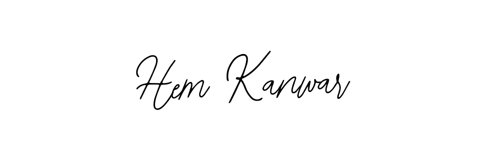 Create a beautiful signature design for name Hem Kanwar. With this signature (Bearetta-2O07w) fonts, you can make a handwritten signature for free. Hem Kanwar signature style 12 images and pictures png