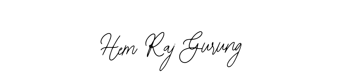 How to make Hem Raj Gurung signature? Bearetta-2O07w is a professional autograph style. Create handwritten signature for Hem Raj Gurung name. Hem Raj Gurung signature style 12 images and pictures png
