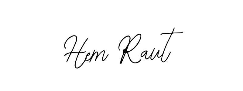 Similarly Bearetta-2O07w is the best handwritten signature design. Signature creator online .You can use it as an online autograph creator for name Hem Raut. Hem Raut signature style 12 images and pictures png
