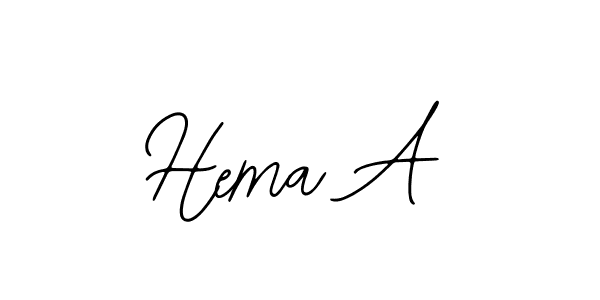 Make a beautiful signature design for name Hema A. With this signature (Bearetta-2O07w) style, you can create a handwritten signature for free. Hema A signature style 12 images and pictures png