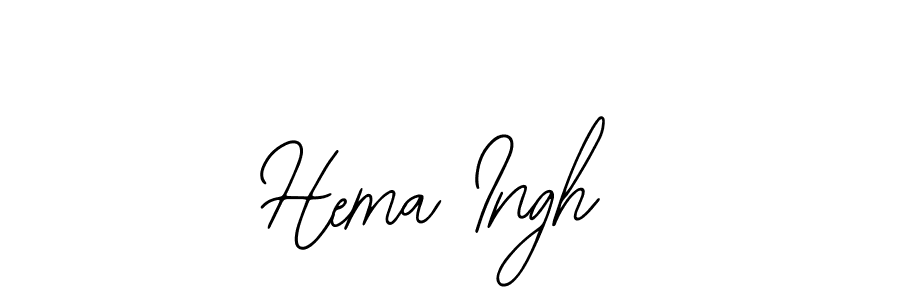 Also we have Hema Ingh name is the best signature style. Create professional handwritten signature collection using Bearetta-2O07w autograph style. Hema Ingh signature style 12 images and pictures png