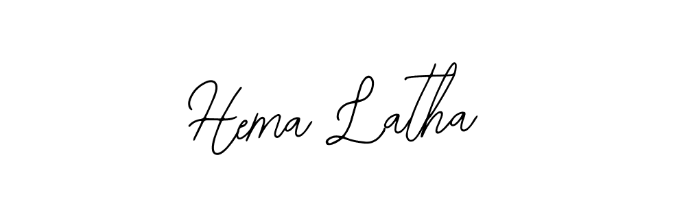 Design your own signature with our free online signature maker. With this signature software, you can create a handwritten (Bearetta-2O07w) signature for name Hema Latha. Hema Latha signature style 12 images and pictures png