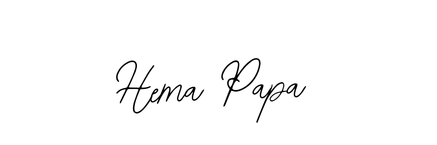 Make a beautiful signature design for name Hema Papa. With this signature (Bearetta-2O07w) style, you can create a handwritten signature for free. Hema Papa signature style 12 images and pictures png