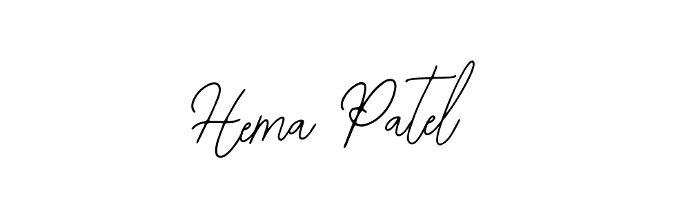 You should practise on your own different ways (Bearetta-2O07w) to write your name (Hema Patel) in signature. don't let someone else do it for you. Hema Patel signature style 12 images and pictures png