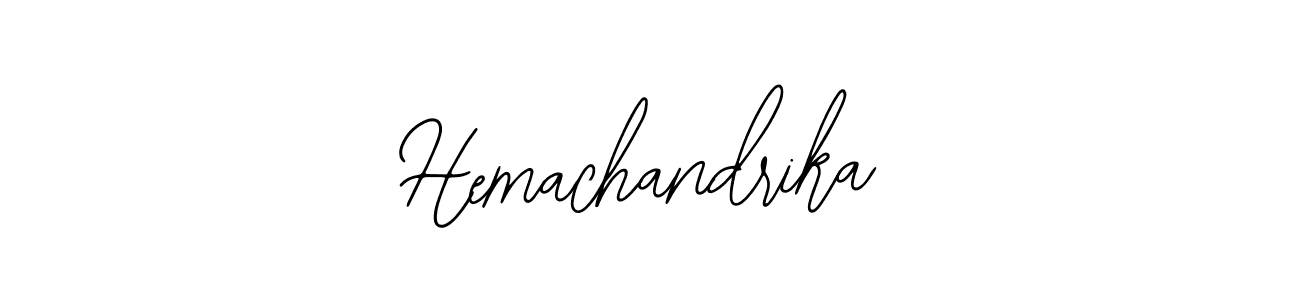 if you are searching for the best signature style for your name Hemachandrika. so please give up your signature search. here we have designed multiple signature styles  using Bearetta-2O07w. Hemachandrika signature style 12 images and pictures png