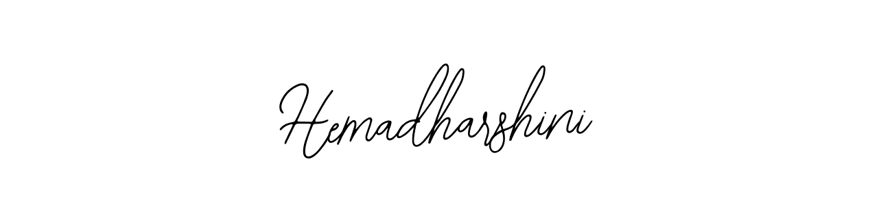 Use a signature maker to create a handwritten signature online. With this signature software, you can design (Bearetta-2O07w) your own signature for name Hemadharshini. Hemadharshini signature style 12 images and pictures png