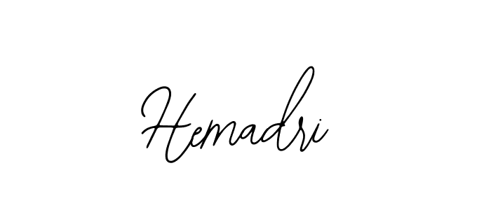 You should practise on your own different ways (Bearetta-2O07w) to write your name (Hemadri) in signature. don't let someone else do it for you. Hemadri signature style 12 images and pictures png