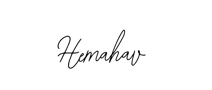 Make a beautiful signature design for name Hemahav. With this signature (Bearetta-2O07w) style, you can create a handwritten signature for free. Hemahav signature style 12 images and pictures png