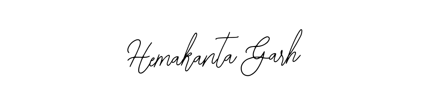 How to make Hemakanta Garh name signature. Use Bearetta-2O07w style for creating short signs online. This is the latest handwritten sign. Hemakanta Garh signature style 12 images and pictures png