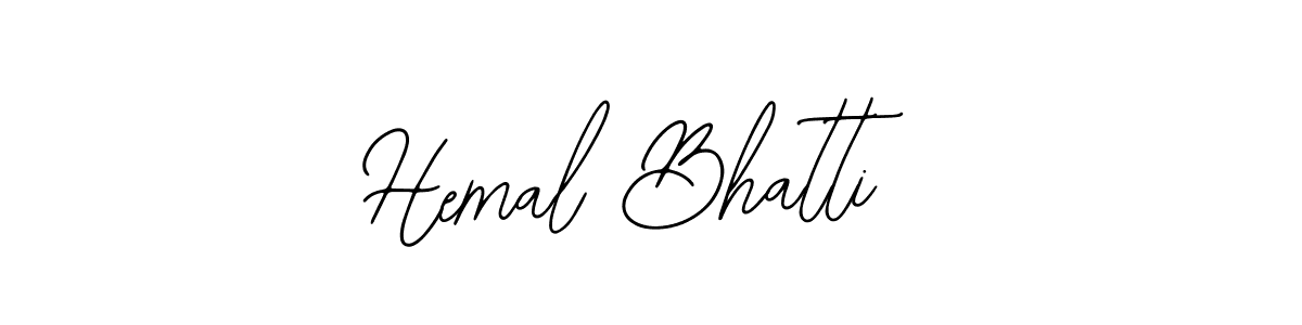 You should practise on your own different ways (Bearetta-2O07w) to write your name (Hemal Bhatti) in signature. don't let someone else do it for you. Hemal Bhatti signature style 12 images and pictures png