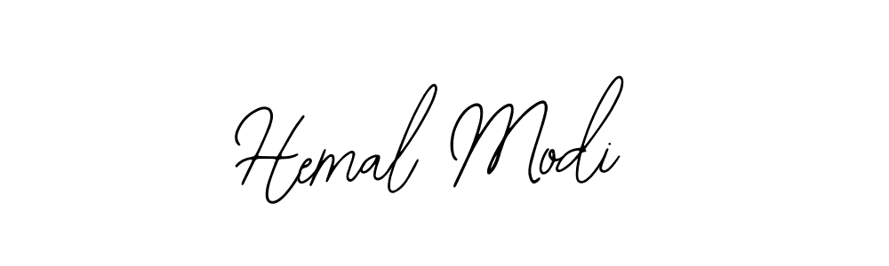 Hemal Modi stylish signature style. Best Handwritten Sign (Bearetta-2O07w) for my name. Handwritten Signature Collection Ideas for my name Hemal Modi. Hemal Modi signature style 12 images and pictures png