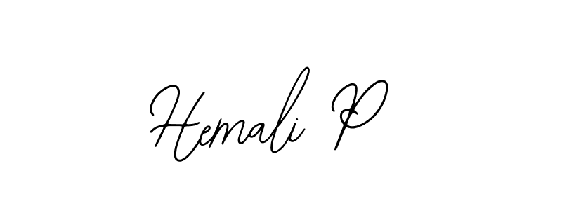 Create a beautiful signature design for name Hemali P. With this signature (Bearetta-2O07w) fonts, you can make a handwritten signature for free. Hemali P signature style 12 images and pictures png
