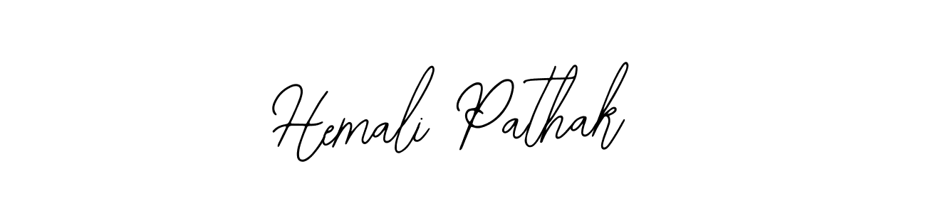 Design your own signature with our free online signature maker. With this signature software, you can create a handwritten (Bearetta-2O07w) signature for name Hemali Pathak. Hemali Pathak signature style 12 images and pictures png