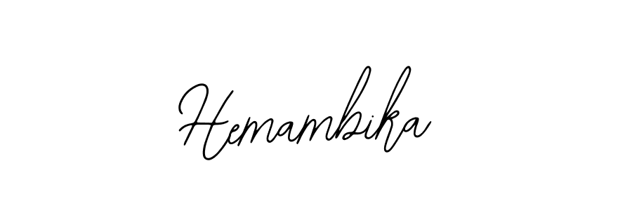 Similarly Bearetta-2O07w is the best handwritten signature design. Signature creator online .You can use it as an online autograph creator for name Hemambika. Hemambika signature style 12 images and pictures png