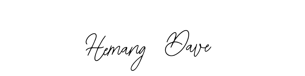 Make a beautiful signature design for name Hemang  Dave. Use this online signature maker to create a handwritten signature for free. Hemang  Dave signature style 12 images and pictures png