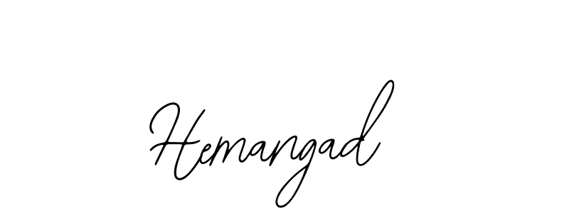 Also we have Hemangad name is the best signature style. Create professional handwritten signature collection using Bearetta-2O07w autograph style. Hemangad signature style 12 images and pictures png