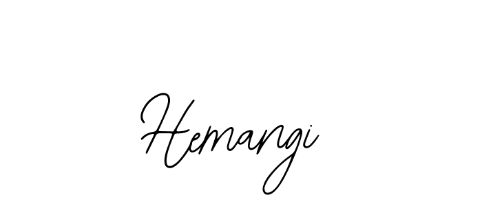 You should practise on your own different ways (Bearetta-2O07w) to write your name (Hemangi) in signature. don't let someone else do it for you. Hemangi signature style 12 images and pictures png