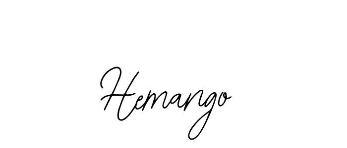 Also You can easily find your signature by using the search form. We will create Hemango name handwritten signature images for you free of cost using Bearetta-2O07w sign style. Hemango signature style 12 images and pictures png