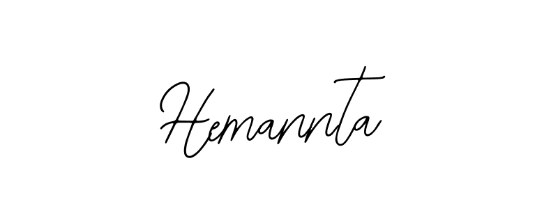 Similarly Bearetta-2O07w is the best handwritten signature design. Signature creator online .You can use it as an online autograph creator for name Hemannta. Hemannta signature style 12 images and pictures png