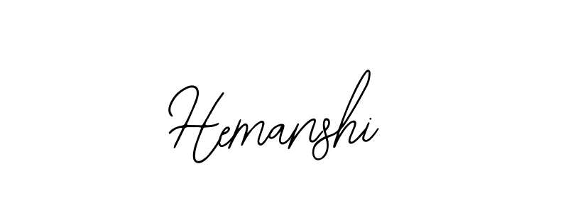 You should practise on your own different ways (Bearetta-2O07w) to write your name (Hemanshi) in signature. don't let someone else do it for you. Hemanshi signature style 12 images and pictures png