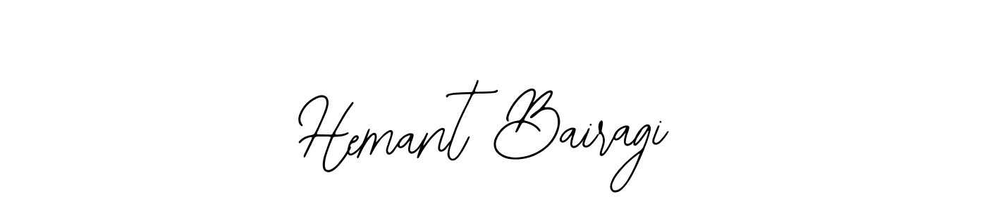 Use a signature maker to create a handwritten signature online. With this signature software, you can design (Bearetta-2O07w) your own signature for name Hemant Bairagi. Hemant Bairagi signature style 12 images and pictures png