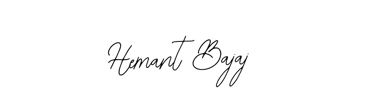 You can use this online signature creator to create a handwritten signature for the name Hemant Bajaj. This is the best online autograph maker. Hemant Bajaj signature style 12 images and pictures png