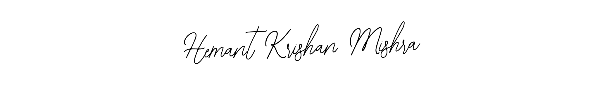 Also we have Hemant Krishan Mishra name is the best signature style. Create professional handwritten signature collection using Bearetta-2O07w autograph style. Hemant Krishan Mishra signature style 12 images and pictures png