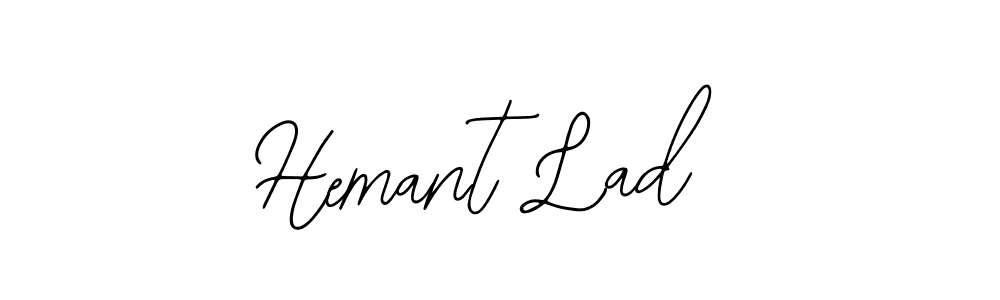 Make a beautiful signature design for name Hemant Lad. Use this online signature maker to create a handwritten signature for free. Hemant Lad signature style 12 images and pictures png
