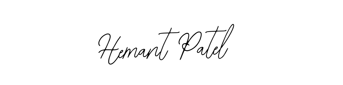 Hemant Patel stylish signature style. Best Handwritten Sign (Bearetta-2O07w) for my name. Handwritten Signature Collection Ideas for my name Hemant Patel. Hemant Patel signature style 12 images and pictures png