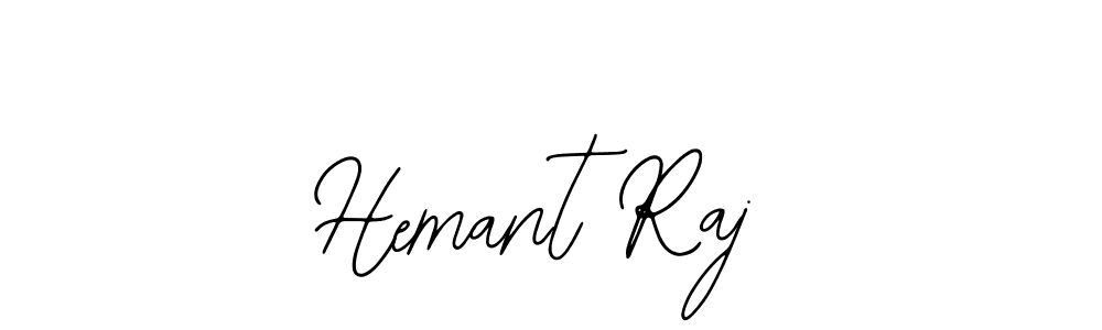 How to make Hemant Raj name signature. Use Bearetta-2O07w style for creating short signs online. This is the latest handwritten sign. Hemant Raj signature style 12 images and pictures png