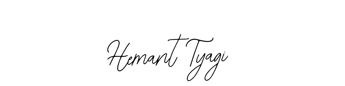 The best way (Bearetta-2O07w) to make a short signature is to pick only two or three words in your name. The name Hemant Tyagi include a total of six letters. For converting this name. Hemant Tyagi signature style 12 images and pictures png