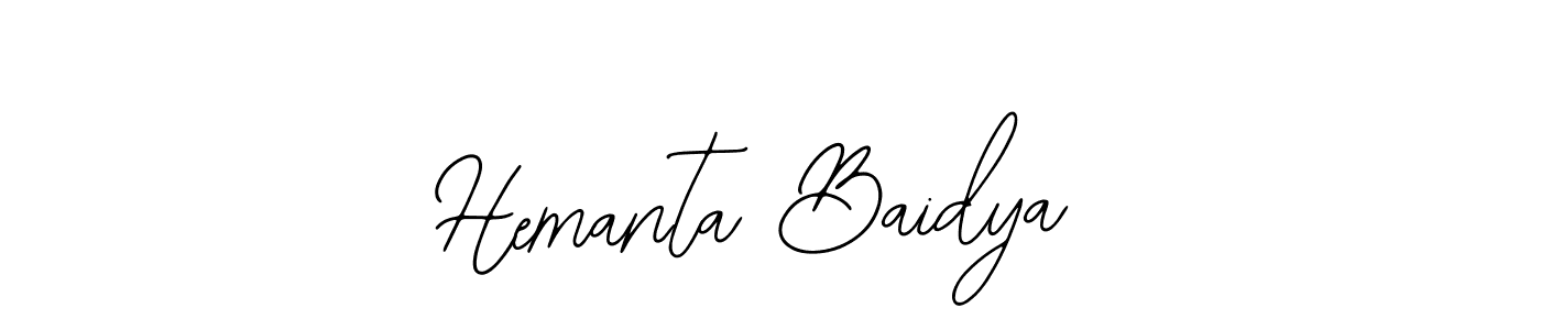 It looks lik you need a new signature style for name Hemanta Baidya. Design unique handwritten (Bearetta-2O07w) signature with our free signature maker in just a few clicks. Hemanta Baidya signature style 12 images and pictures png