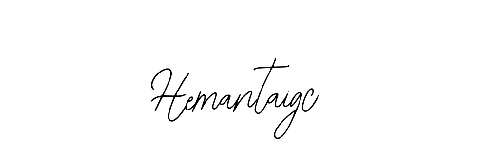 Design your own signature with our free online signature maker. With this signature software, you can create a handwritten (Bearetta-2O07w) signature for name Hemantaigc. Hemantaigc signature style 12 images and pictures png
