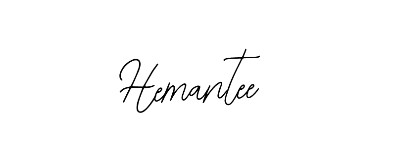 The best way (Bearetta-2O07w) to make a short signature is to pick only two or three words in your name. The name Hemantee include a total of six letters. For converting this name. Hemantee signature style 12 images and pictures png