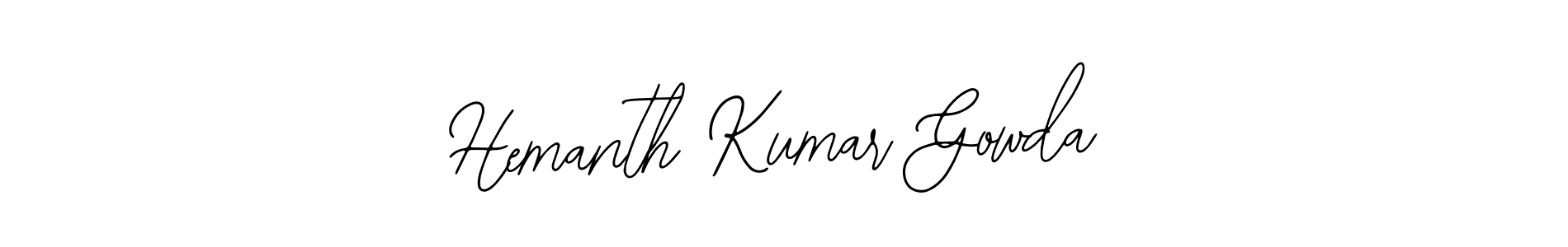 Bearetta-2O07w is a professional signature style that is perfect for those who want to add a touch of class to their signature. It is also a great choice for those who want to make their signature more unique. Get Hemanth Kumar Gowda name to fancy signature for free. Hemanth Kumar Gowda signature style 12 images and pictures png