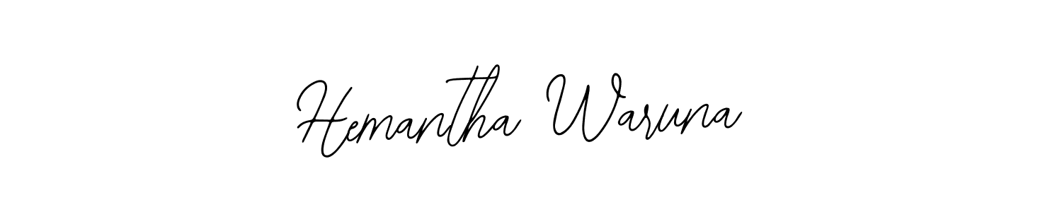 Similarly Bearetta-2O07w is the best handwritten signature design. Signature creator online .You can use it as an online autograph creator for name Hemantha Waruna. Hemantha Waruna signature style 12 images and pictures png