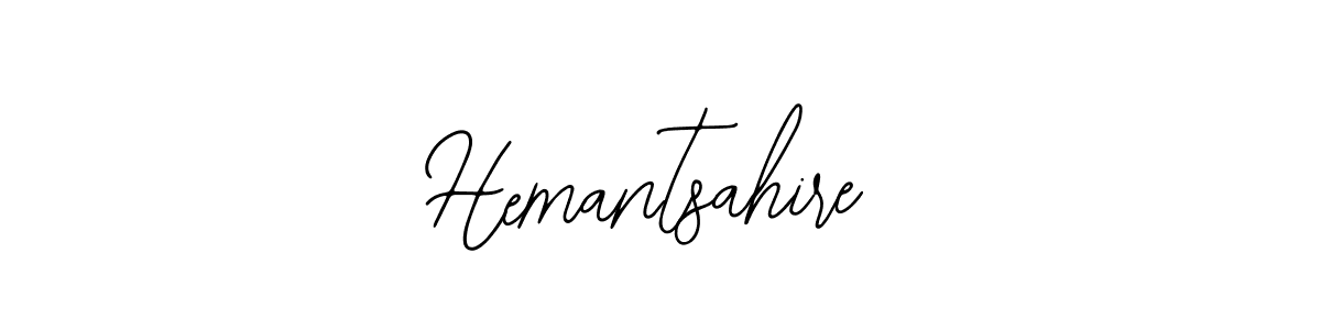 Design your own signature with our free online signature maker. With this signature software, you can create a handwritten (Bearetta-2O07w) signature for name Hemantsahire. Hemantsahire signature style 12 images and pictures png