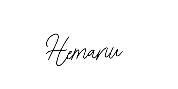 Design your own signature with our free online signature maker. With this signature software, you can create a handwritten (Bearetta-2O07w) signature for name Hemanu. Hemanu signature style 12 images and pictures png