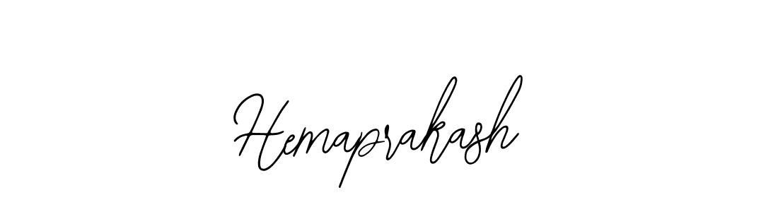 Use a signature maker to create a handwritten signature online. With this signature software, you can design (Bearetta-2O07w) your own signature for name Hemaprakash. Hemaprakash signature style 12 images and pictures png